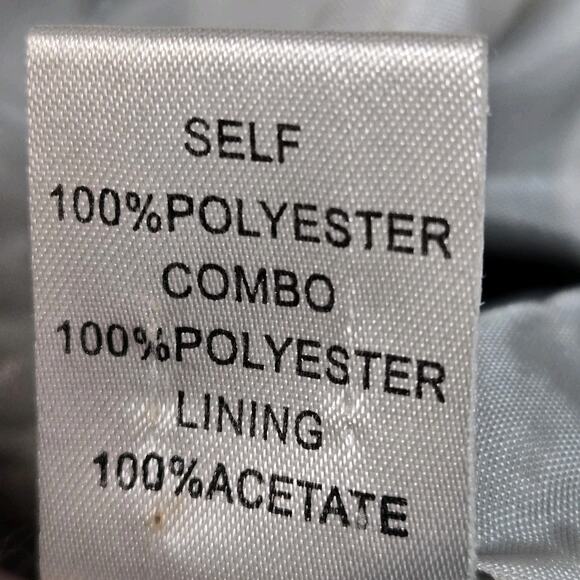 Vintage 90's Formal Coctail Dress 4 Oc Oleg Cassini Black Moto Boho Designer - Picture 11 of 11